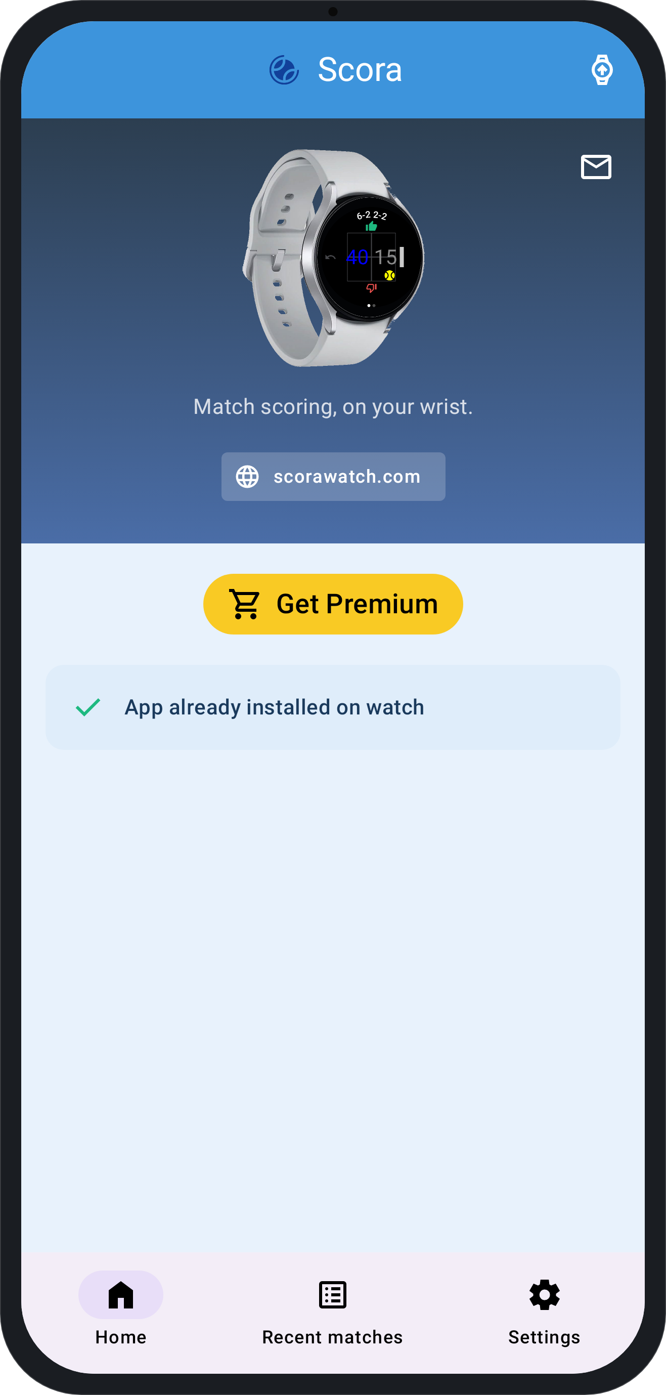 Companion – watch connected