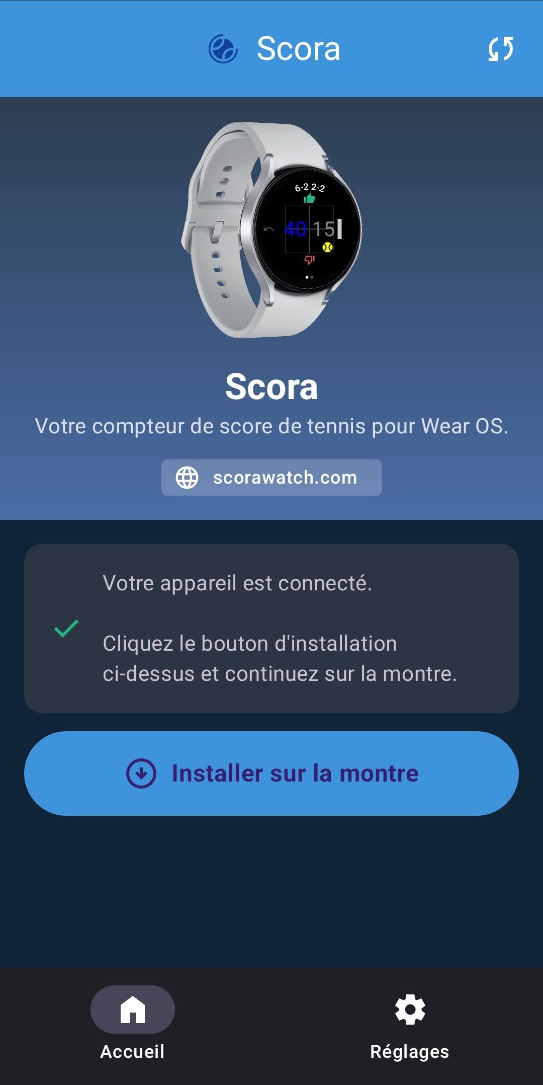 Companion – connect phone and watch